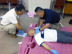 写真2：けがの調査